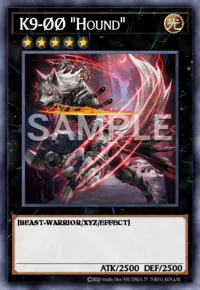 K9-ØØ "Hound", Yu-Gi-Oh! card, LIGHT