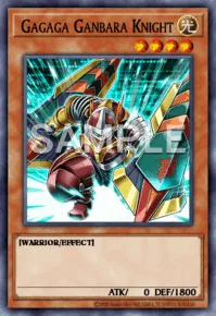 Gagaga Ganbara Knight, Yu-Gi-Oh! card, LIGHT