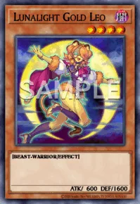Lunalight Gold Leo, Yu-Gi-Oh! card, DARK
