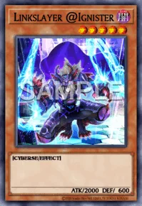 Linkslayer @Ignister, Yu-Gi-Oh! card, DARK