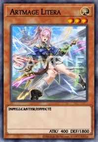 Artmage Litera, Yu-Gi-Oh! card, LIGHT