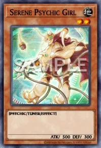 Serene Psychic Girl, Yu-Gi-Oh! card, EARTH
