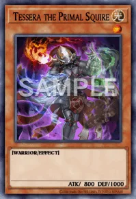 Tessera the Primal Squire, Yu-Gi-Oh! card, LIGHT