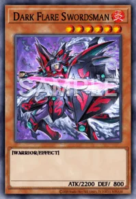 Dark Flare Swordsman, Yu-Gi-Oh! card, FIRE
