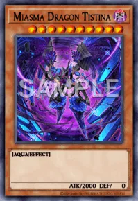 Miasma Dragon Tistina, Yu-Gi-Oh! card, DARK
