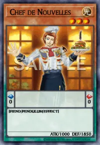 Chef de Nouvelles, Yu-Gi-Oh! card, LIGHT