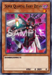 Super Quantal Fairy Zetan, Yu-Gi-Oh! card, DARK