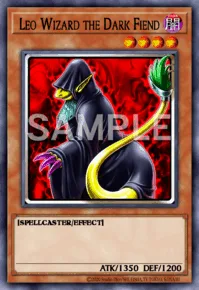 Leo Wizard the Dark Fiend, Yu-Gi-Oh! card, DARK