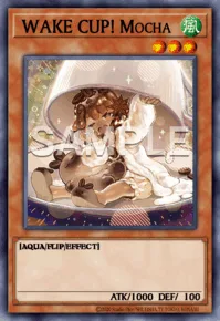 WAKE CUP! Mocha, Yu-Gi-Oh! card, WIND