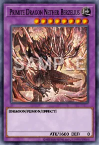Primite Dragon Nether Berzelius, Yu-Gi-Oh! card, EARTH
