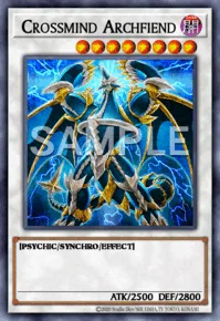 Crossmind Archfiend, Yu-Gi-Oh! card, DARK