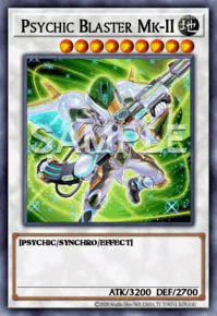Psychic Blaster Mk-II, Yu-Gi-Oh! card, EARTH
