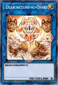 Ukanomitsune-no-Onari, Yu-Gi-Oh! card, LIGHT
