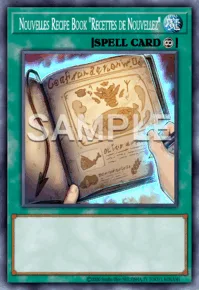 Nouvelles Recipe Book "Recettes de Nouvellez", Yu-Gi-Oh! card, SPELL