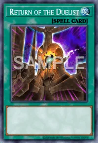 Return of the Duelist, Yu-Gi-Oh! card, SPELL