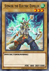 Stinger the Electric Expeller, Yu-Gi-Oh! card, WIND