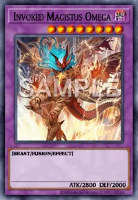 Invoked Magistus Omega, Yu-Gi-Oh! card, DARK