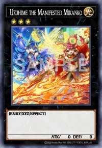 Uzuhime the Manifested Mikanko, Yu-Gi-Oh! card, LIGHT