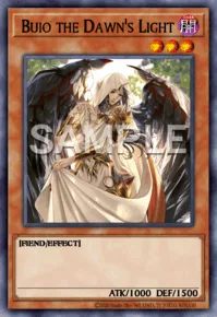 Buio the Dawn's Light, Yu-Gi-Oh! card, DARK