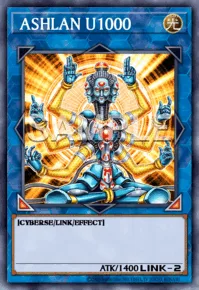 ASHLAN U1000, Yu-Gi-Oh! card, LIGHT
