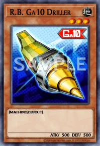 R.B. Ga10 Driller, Yu-Gi-Oh! card, EARTH