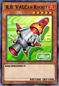 R.B. VALCan Rocket, Yu-Gi-Oh! card, FIRE