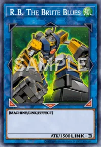 R.B. The Brute Blues, Yu-Gi-Oh! card, WIND