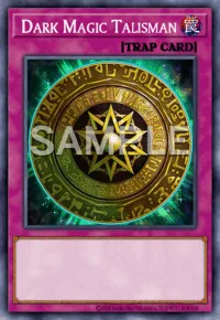 Dark Magic Talisman, Yu-Gi-Oh! card, TRAP