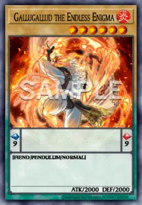Gallugallud the Endless Enigma, Yu-Gi-Oh! card, FIRE