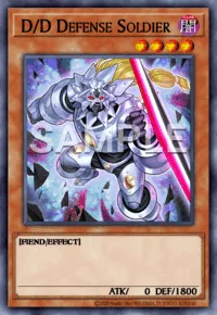 D/D Defense Soldier, Yu-Gi-Oh! card, DARK