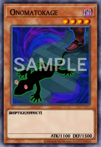Onomatokage, Yu-Gi-Oh! card, DARK