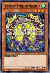 Radiant Typhoon Meghala, Yu-Gi-Oh! card, WIND