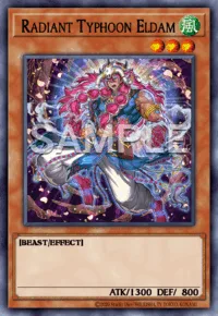 Radiant Typhoon Eldam, Yu-Gi-Oh! card, WIND