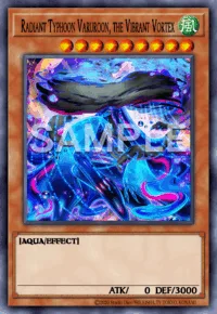 Radiant Typhoon Varuroon, the Vibrant Vortex, Yu-Gi-Oh! card, WIND
