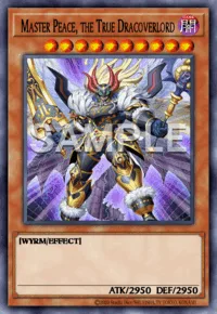 Master Peace, the True Dracoverlord, Yu-Gi-Oh! card, DARK