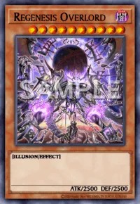 Regenesis Overlord, Yu-Gi-Oh! card, DARK