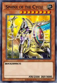 Sphinx of the Cycle, Yu-Gi-Oh! card, EARTH