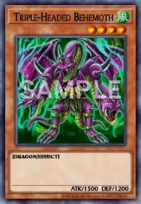 Triple-Headed Behemoth, Yu-Gi-Oh! card, WIND