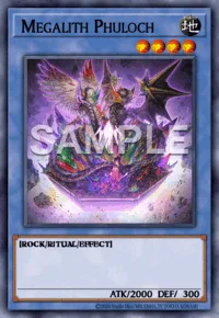 Megalith Phuloch, Yu-Gi-Oh! card, EARTH