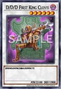 D/D/D First King Clovis, Yu-Gi-Oh! card, DARK