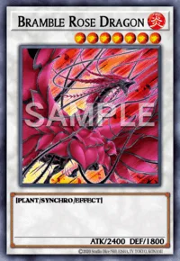 Bramble Rose Dragon, Yu-Gi-Oh! card, FIRE