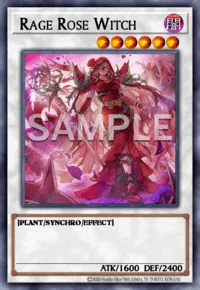 Rage Rose Witch, Yu-Gi-Oh! card, DARK