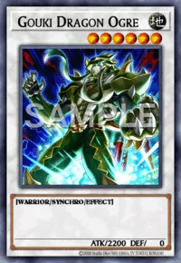 Gouki Dragon Ogre, Yu-Gi-Oh! card, EARTH