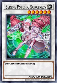 Serene Psychic Sorceress, Yu-Gi-Oh! card, EARTH