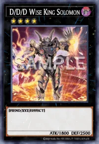 D/D/D Wise King Solomon, Yu-Gi-Oh! card, DARK