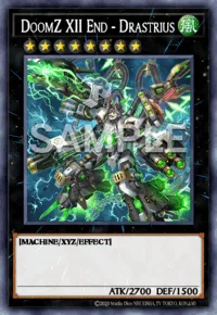 DoomZ XII End - Drastrius, Yu-Gi-Oh! card, WIND