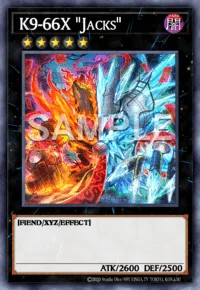K9-66X "Jacks", Yu-Gi-Oh! card, DARK