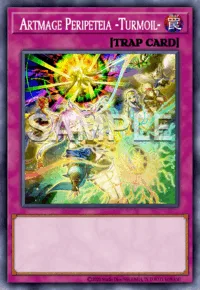 Artmage Peripeteia -Turmoil-, Yu-Gi-Oh! card, TRAP