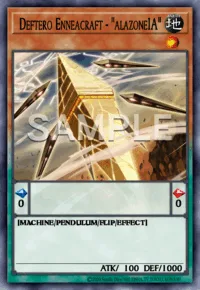 Deftero Enneacraft - "alazoneIA", Yu-Gi-Oh! card, EARTH