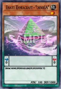 Enato Enneacraft - "oknirIA", Yu-Gi-Oh! card, EARTH